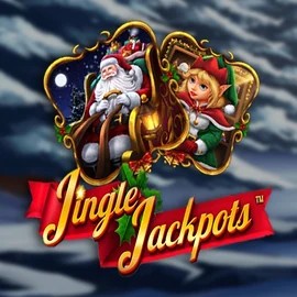 Jingle Jackpots logo by Dragon Gaming at ScaraWins Casino