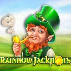 Rainbow Jackpots by Red Tiger Gaming, showcased at scarawinss.nl – game logo
