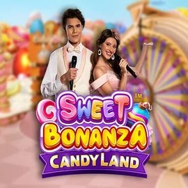 Sweet Bonanza Candy Land Live slot logo by Pragmatic Play at ScaraWins Casino